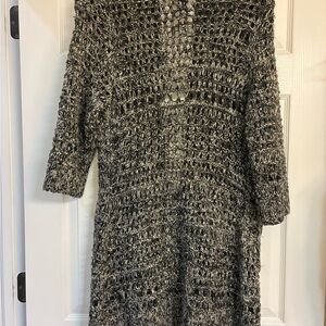 Apostrophe Black and Gray Long Sleeve Cardigan. Large but fits medium.